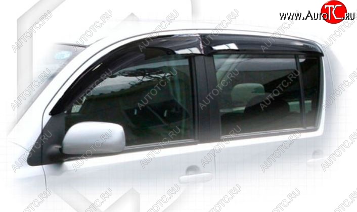 2 159 р. Дефлектора окон CA-Plastic Toyota Passo 1 (2004-2010) (Classic полупрозрачный)  с доставкой в г. Воронеж
