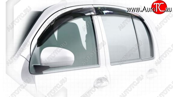 1 999 р. Дефлектора окон CA-Plastiс Toyota Passo 2 (2010-2016) (Classic полупрозрачный)  с доставкой в г. Воронеж