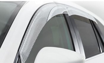 2 199 р. Дефлектора окон CA-Plastiс  Toyota Passo  2 (2010-2016) (Серия Art белая)  с доставкой в г. Воронеж. Увеличить фотографию 2