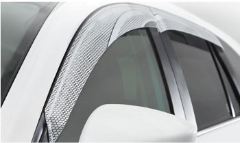 2 199 р. Дефлектора окон CA-Plastiс  Toyota Passo  2 (2010-2016) (Серия Art серебро)  с доставкой в г. Воронеж. Увеличить фотографию 2