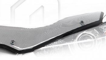 1 999 р. Защита фар CA-Plastic  Toyota Premio  T240 (2001-2007) дорестайлинг, рестайлинг (Шелкография черная)  с доставкой в г. Воронеж. Увеличить фотографию 2
