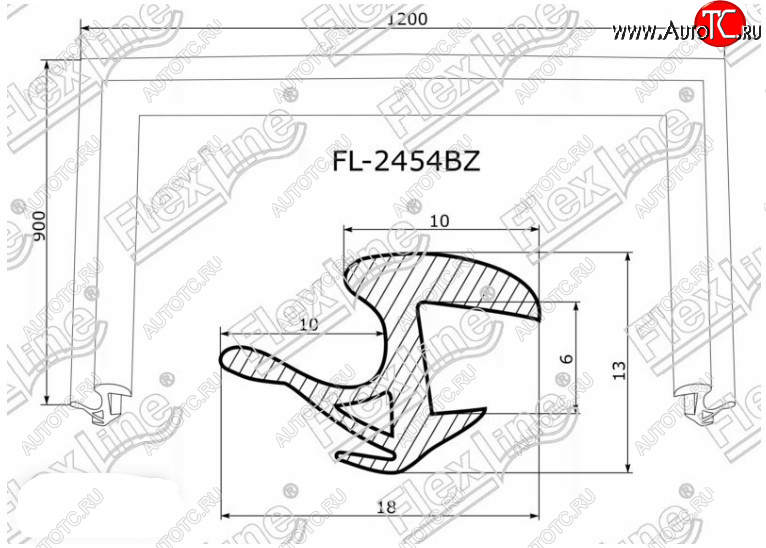 2 599 р. Молдинг лобового стекла FlexLine  Toyota Prius  XW20 (2003-2011) дорестайлинг, рестайлинг  с доставкой в г. Воронеж