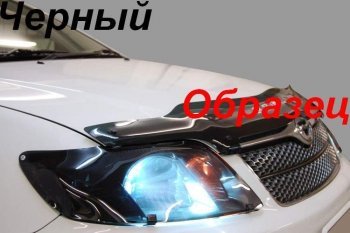 2 089 р. Защита фар (левый руль) CA-Plastiс  Toyota Prius  XW20 (2003-2011) дорестайлинг, рестайлинг (Classic черный)  с доставкой в г. Воронеж. Увеличить фотографию 1