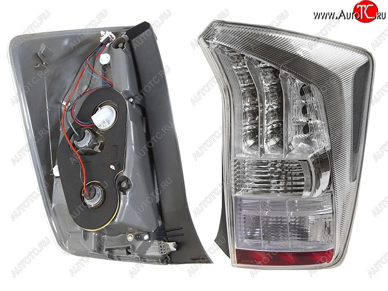 4 649 р. Правый фонарь SAT Toyota Prius XW30 дорестайлинг (2009-2011)  с доставкой в г. Воронеж