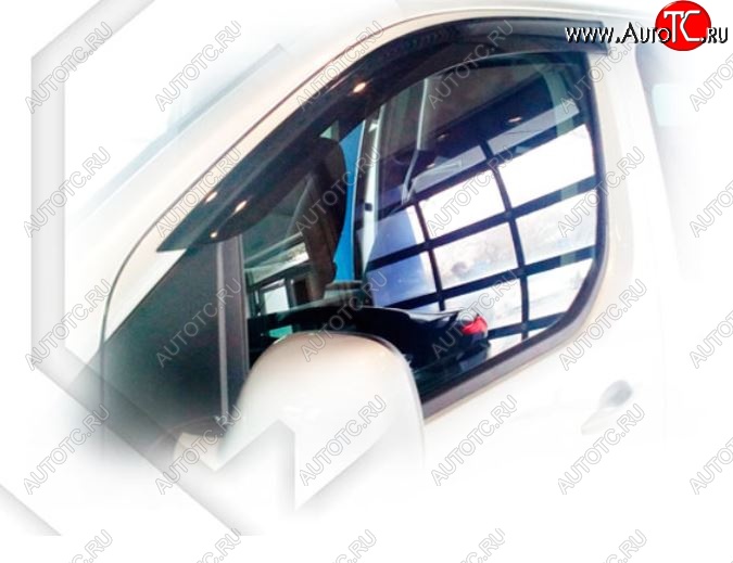 1 839 р. Дефлектора окон CA-Plastic  Toyota ProAce  2 (2016-2025) (Classic полупрозрачный, Без хром.молдинга)  с доставкой в г. Воронеж