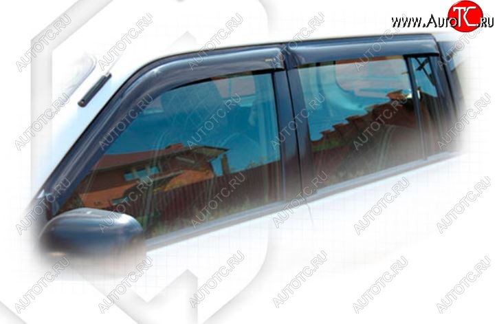 1 999 р. Дефлектора окон CA-Plastic Toyota Probox (2002-2014) (Classic полупрозрачный, Без хром.молдинга, Крепление только на скотч)  с доставкой в г. Воронеж