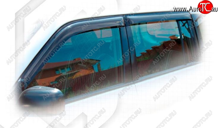 1 999 р. Дефлектор капота CA-Plastiс  Toyota Probox  рестайлинг (2014-2025) (Classic полупрозрачный, Без хром.молдинга)  с доставкой в г. Воронеж