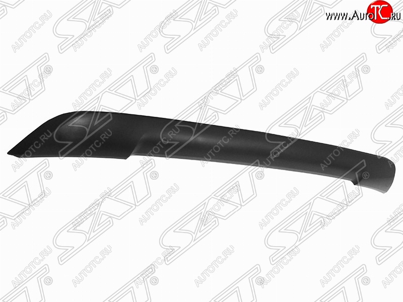 3 699 р. Накладка переднего бампера SAT. Toyota RAV4 XA40 5 дв. рестайлинг (2015-2019) (Черная)  с доставкой в г. Воронеж