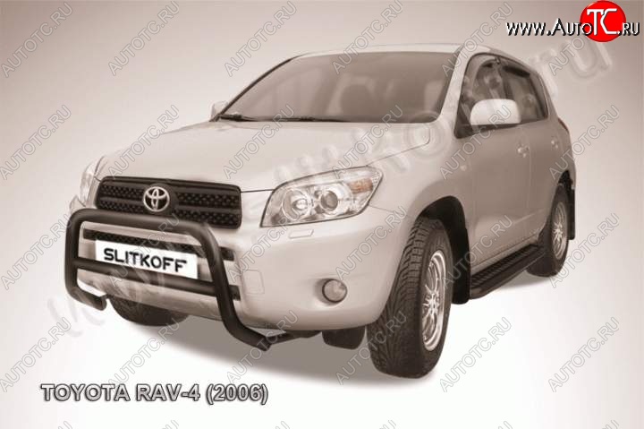 15 399 р. Кенгурятник d57 низкий Toyota RAV4 XA305 5 дв. дорестайлинг (2005-2009) (Цвет: серебристый)  с доставкой в г. Воронеж