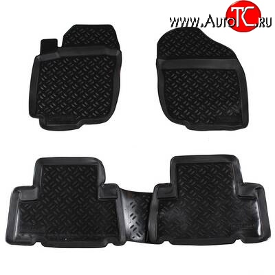 1 689 р. Комплект ковриков в салон Aileron 4 шт. (полиуретан)  Toyota RAV4  XA30 (2008-2010) 5 дв. 1-ый рестайлинг  с доставкой в г. Воронеж