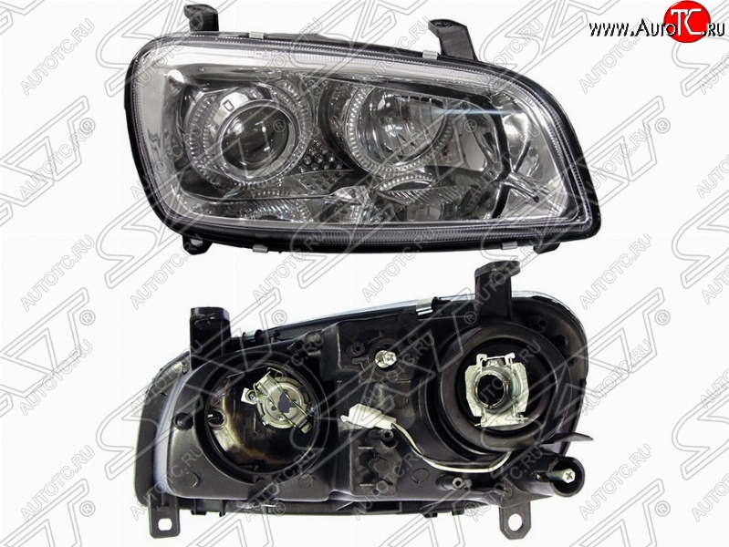 5 849 р. Правая фара передняя SAT (хрусталь, линза ) Toyota RAV4 XA10 5 дв. дорестайлинг (1994-1997)  с доставкой в г. Воронеж