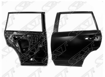 Левая задняя дверь SAT. Toyota RAV4 XA50 5 дв. дорестайлинг (2018-2025)