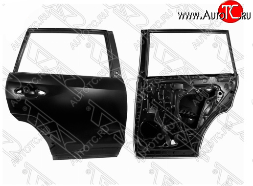 21 949 р. Правая задняя дверь SAT. Toyota RAV4 XA50 5 дв. дорестайлинг (2018-2025) (Неокрашенная)  с доставкой в г. Воронеж