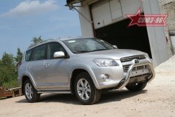 Защита переднего бампера Souz-96 (d76) Toyota RAV4  XA30 (2010-2013) 5 дв. удлиненный 2-ой рестайлинг