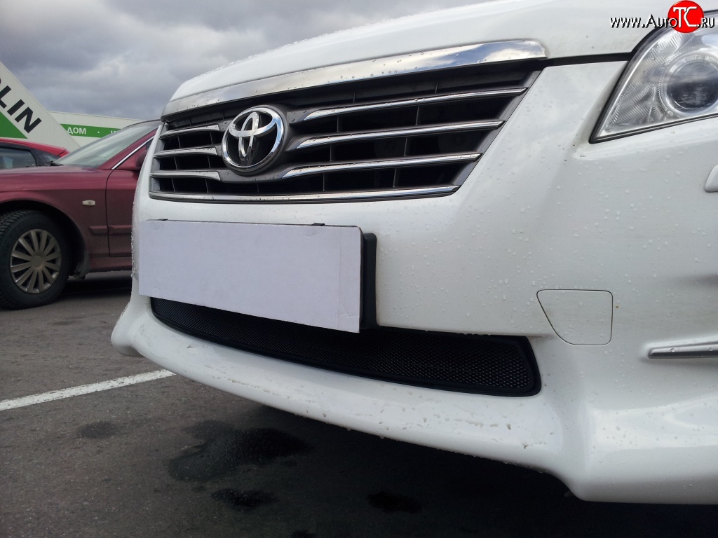1 469 р. Сетка на бампер Russtal (черная) Toyota RAV4 XA30 5 дв. 2-ой рестайлинг (2010-2013)  с доставкой в г. Воронеж