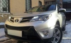 1 469 р. Сетка верхнего воздухозаборника переднего бампера Russtal Toyota RAV4 XA40 5 дв. дорестайлинг (2012-2015) (черная)  с доставкой в г. Воронеж. Увеличить фотографию 3