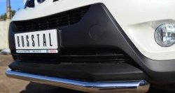 14 549 р. Одинарная защита переднего бампера диаметром 63 мм SLITKOFF  Toyota RAV4  XA40 (2012-2015) 5 дв. дорестайлинг  с доставкой в г. Воронеж. Увеличить фотографию 3