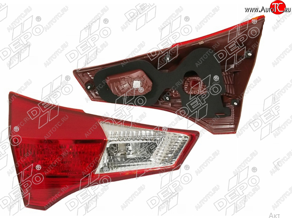 4 999 р. Левый фонарь в крышку багажника DEPO Toyota RAV4 XA40 5 дв. дорестайлинг (2012-2015)  с доставкой в г. Воронеж