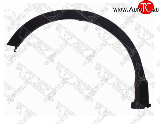 2 489 р. Молдинг арки крыла SAT (Задний, правый) Toyota RAV4 XA40 5 дв. дорестайлинг (2012-2015) (Неокрашенный)  с доставкой в г. Воронеж