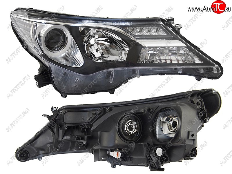 9 949 р. Правая фара (электрокорректор) SAT  Toyota RAV4  XA40 (2012-2015) 5 дв. дорестайлинг  с доставкой в г. Воронеж