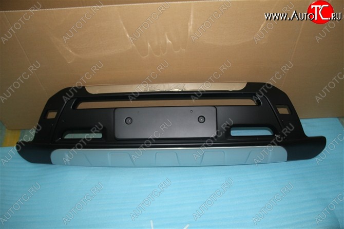 6 599 р. Накладка на передний бампер SuvStyle v1 Toyota RAV4 XA30 5 дв. 2-ой рестайлинг (2010-2013) (Неокрашенная)  с доставкой в г. Воронеж