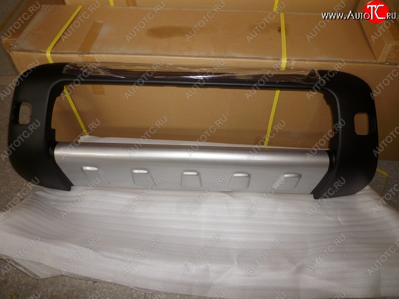 6 099 р. Накладка на передний бампер SuvStyle v2 Toyota RAV4 XA305 5 дв. дорестайлинг (2005-2009) (Неокрашенная)  с доставкой в г. Воронеж