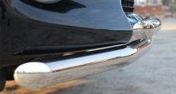 17 699 р. Защита переднего бампера (2 трубыØ63 мм, нержавейка) SLITKOFF  Toyota RAV4  XA30 (2010-2013) 5 дв. 2-ой рестайлинг  с доставкой в г. Воронеж. Увеличить фотографию 3