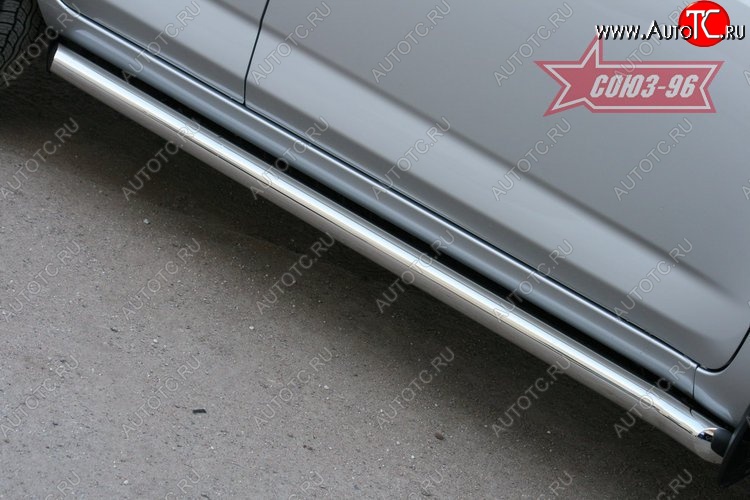 11 339 р. Защита порогов Souz-96 (d60) Toyota RAV4 XA30 5 дв. 2-ой рестайлинг (2010-2013)  с доставкой в г. Воронеж