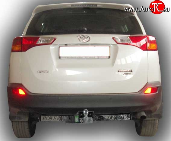 11 699 р. Фаркоп Лидер Плюс (с нерж.пластиной) Toyota RAV4 XA30 5 дв. 2-ой рестайлинг (2010-2013) (Без электропакета)  с доставкой в г. Воронеж