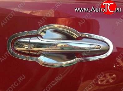 2 999 р. Накладки под ручки дверей (мыльницы) СТ Toyota RAV4 XA40 5 дв. дорестайлинг (2012-2015) (Неокрашенные)  с доставкой в г. Воронеж
