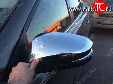 4 199 р. Накладки на зеркала CT v1 Toyota RAV4 XA40 5 дв. дорестайлинг (2012-2015) (Неокрашенные)  с доставкой в г. Воронеж