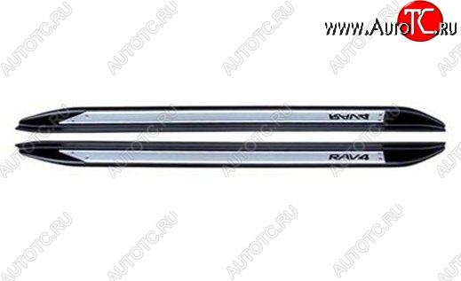 14 399 р. Пороги CT v1 Toyota RAV4 XA40 5 дв. дорестайлинг (2012-2015)  с доставкой в г. Воронеж