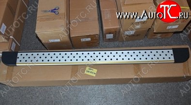 13 399 р. Пороги для ног BMW Style (короткая база) Toyota RAV4 XA305 5 дв. дорестайлинг (2005-2009)  с доставкой в г. Воронеж