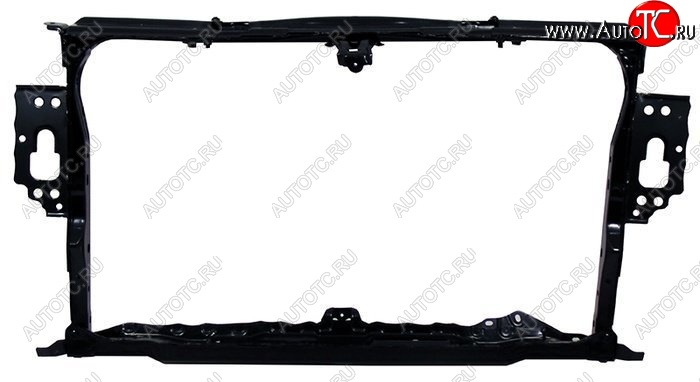 5 849 р. Рамка радиатора (телевизор) SAT  Toyota RAV4  XA40 (2012-2015) 5 дв. дорестайлинг (Неокрашенная)  с доставкой в г. Воронеж