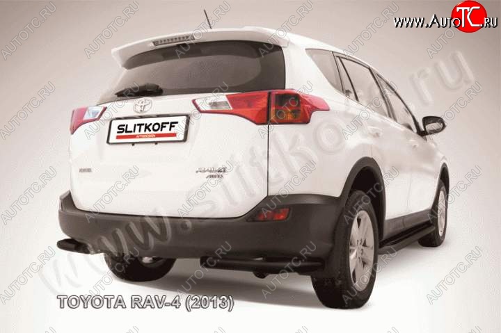 6 099 р. Уголки d57  Toyota RAV4  XA40 (2012-2015) 5 дв. дорестайлинг (Цвет: серебристый)  с доставкой в г. Воронеж