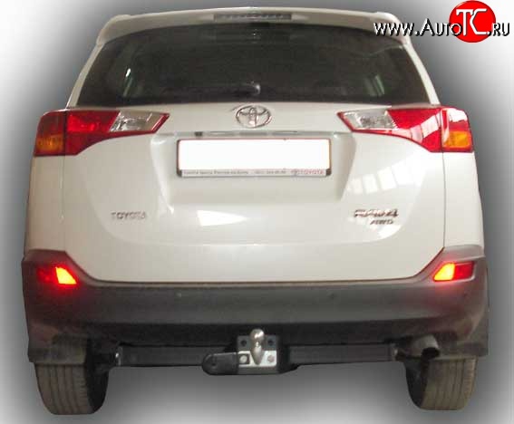 10 249 р. Фаркоп Лидер Плюс (до 2000 кг)  Toyota RAV4  XA40 (2012-2015) 5 дв. дорестайлинг (Без электропакета)  с доставкой в г. Воронеж