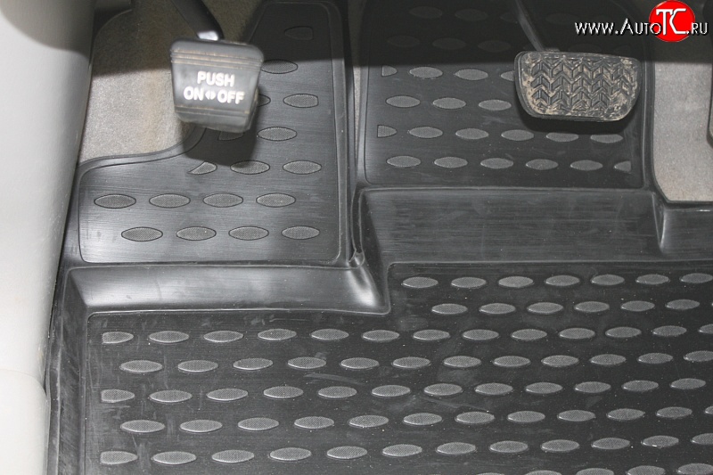 12 599 р. Коврики в салон Element 4 шт. (полиуретан) Toyota Sienna XL20 дорестайлинг (2003-2006) (Серые)  с доставкой в г. Воронеж