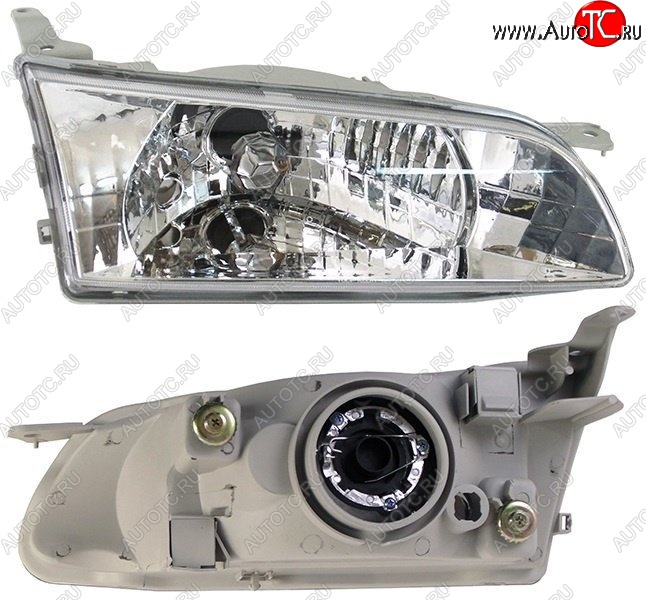 3 699 р. Правая фара SAT Toyota Sprinter Carib (1997-2001)  с доставкой в г. Воронеж