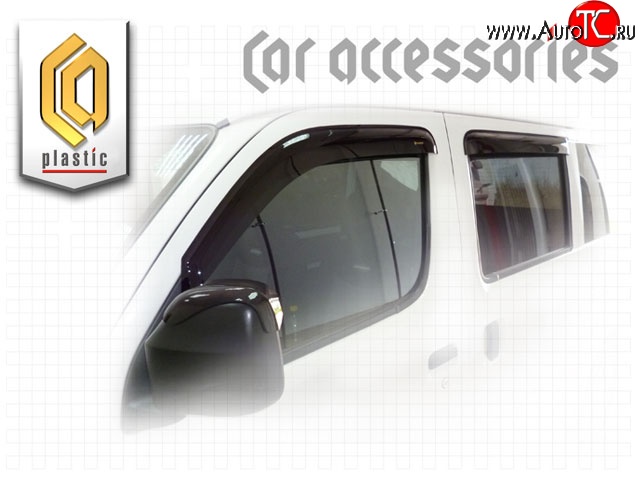 2 079 р. Комплект дефлекторов окон CA-Plastic  Toyota Town Ace  s400 (2008-2020) дорестацлинг (Classic полупрозрачный)  с доставкой в г. Воронеж