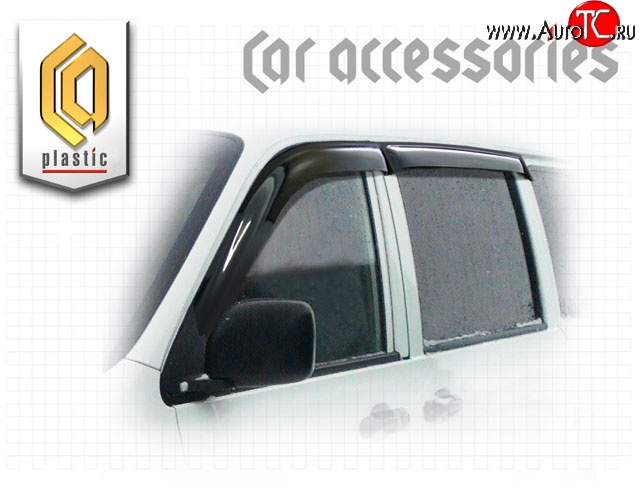 2 079 р. Комплект дефлекторов окон CA-Plastic  Toyota Town Ace  3 (1996-2008) (Classic полупрозрачный, Без хром.молдинга)  с доставкой в г. Воронеж