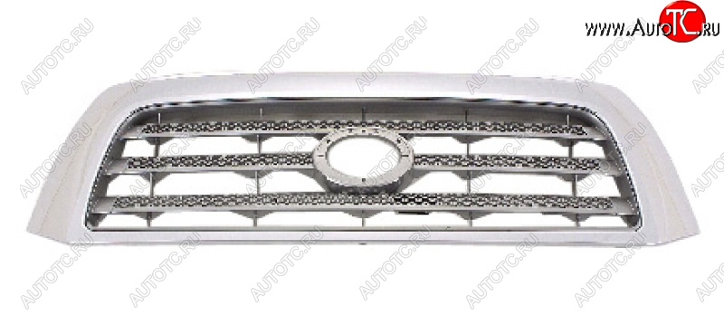 13 749 р. Решётка радиатора SAT Toyota Tundra XK50 дорестайлинг (2007-2009) (Хром)  с доставкой в г. Воронеж