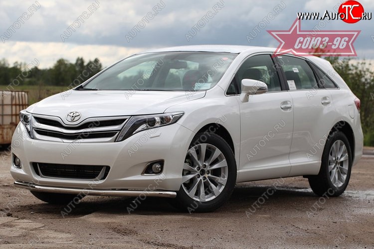 14 219 р. Защита переднего бампера одинарная Souz-96 (d60) Toyota Venza GV10 дорестайлинг (2008-2012)  с доставкой в г. Воронеж