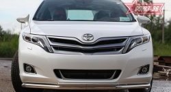 Защита переднего бампера одинарная Souz-96 (d60/42) Toyota Venza  GV10 (2008-2012) дорестайлинг