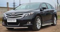 12 999 р. Одинарная защита переднего бампера диаметром 42 мм SLITKOFF Toyota Venza GV10 рестайлинг (2012-2016)  с доставкой в г. Воронеж. Увеличить фотографию 4