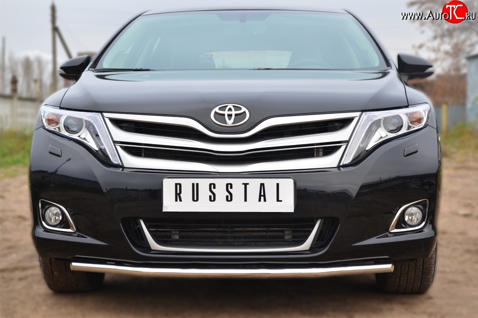 12 999 р. Одинарная защита переднего бампера диаметром 42 мм SLITKOFF Toyota Venza GV10 рестайлинг (2012-2016)  с доставкой в г. Воронеж