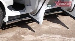 14 417 р. Защита порогов Souz-96 (d60) Toyota Venza GV10 дорестайлинг (2008-2012)  с доставкой в г. Воронеж. Увеличить фотографию 2