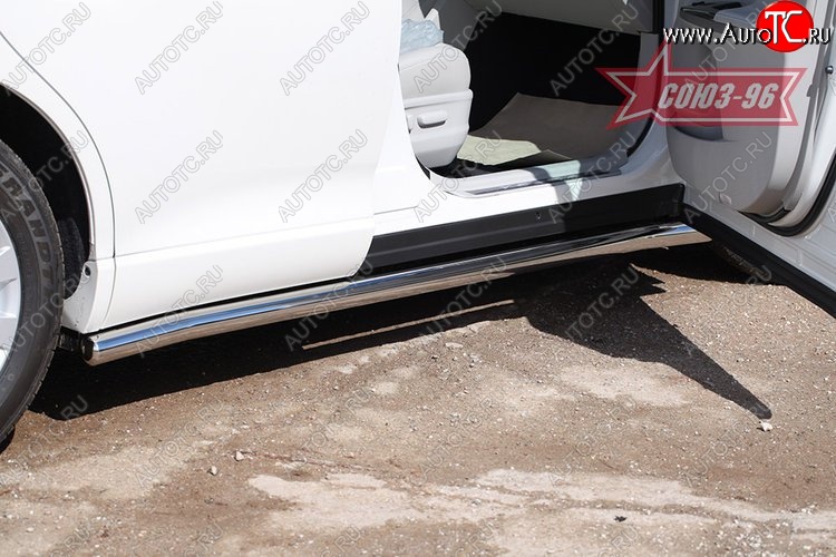 14 417 р. Защита порогов Souz-96 (d60) Toyota Venza GV10 дорестайлинг (2008-2012)  с доставкой в г. Воронеж