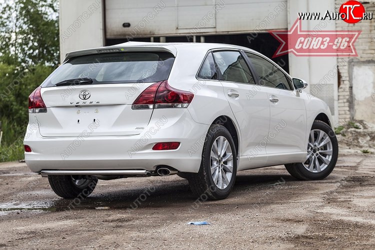 12 509 р. Защита заднего бампера Souz-96 Short (d42)  Toyota Venza  GV10 (2008-2012) дорестайлинг  с доставкой в г. Воронеж
