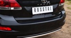 6 399 р. Одинарная защита заднего бампера из трубы диаметром 42 мм SLITKOFF Toyota Venza GV10 рестайлинг (2012-2016)  с доставкой в г. Воронеж. Увеличить фотографию 2