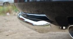 13 549 р. Одинарная защита заднего бампера из трубы диаметром 63 мм SLITKOFF Toyota Venza GV10 рестайлинг (2012-2016)  с доставкой в г. Воронеж. Увеличить фотографию 3